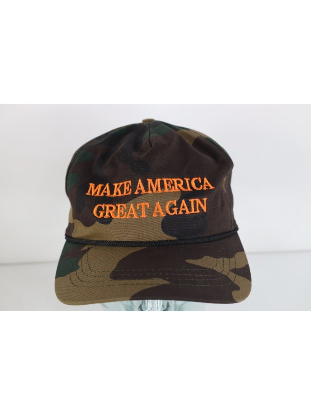 Y2K Make America Great Again MAGA President Donald Trump Snapback Hat USA Camo